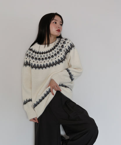 アーガイルニット