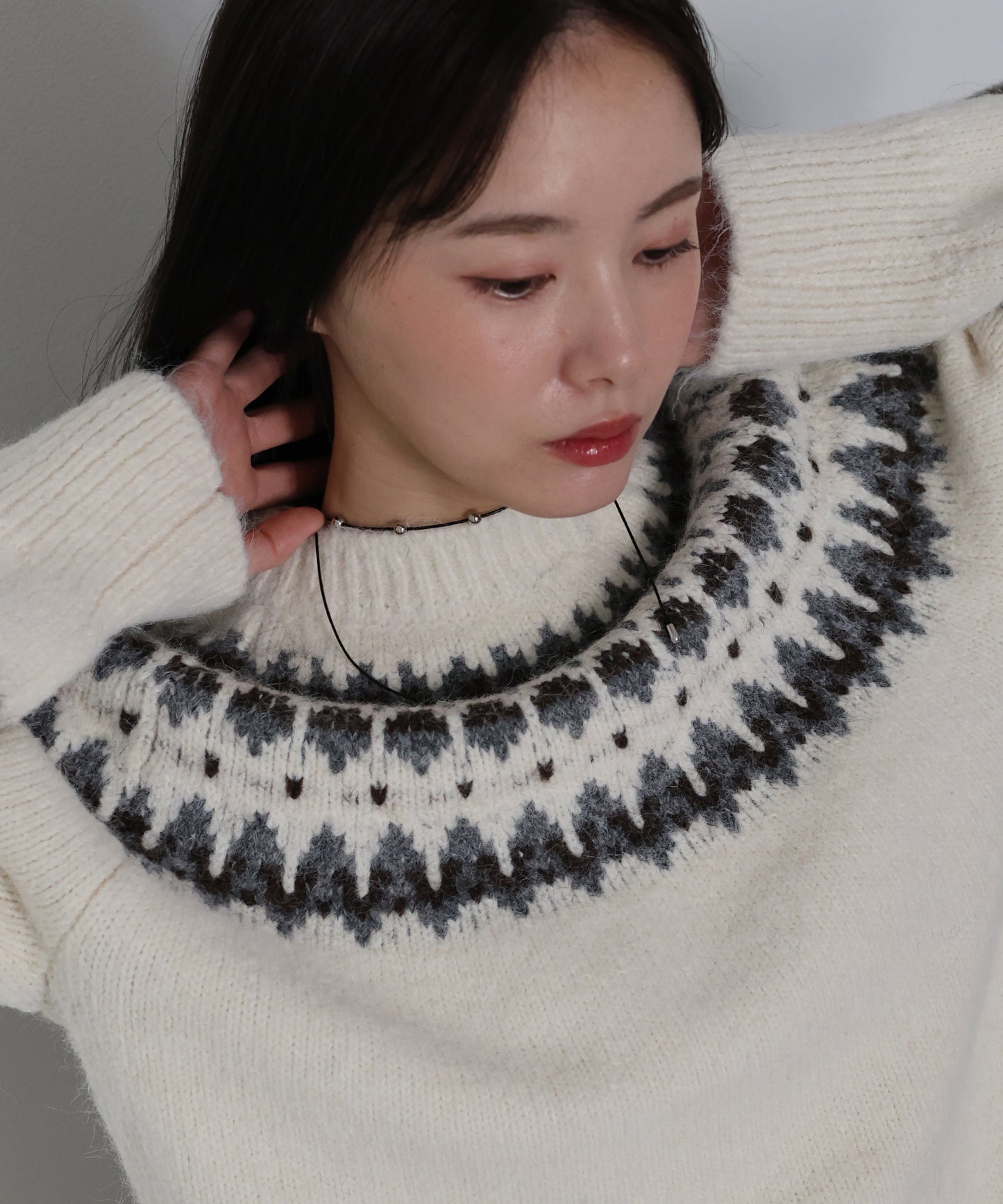 アーガイルニット