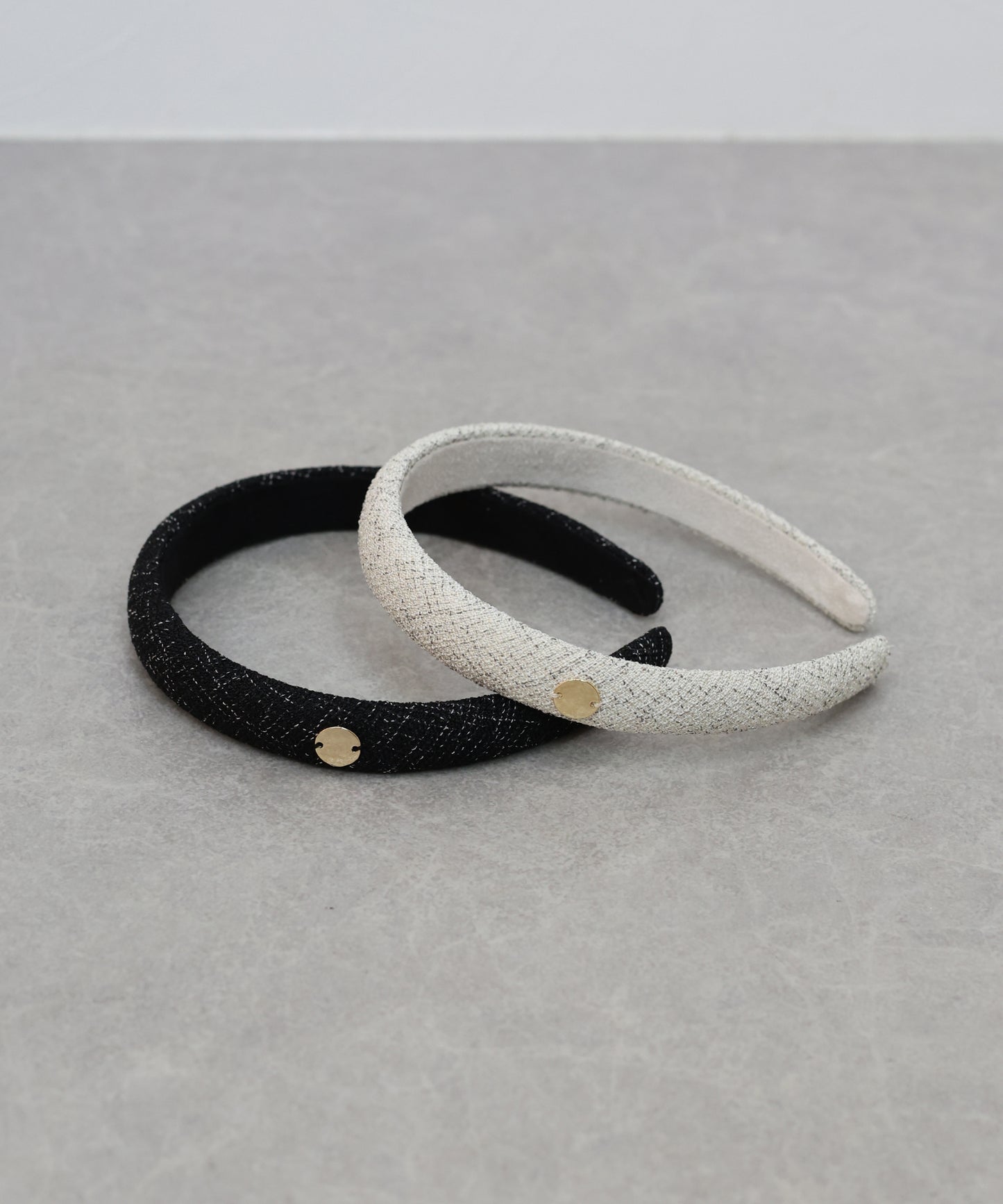 メタルモチーフツイードカチューシャ