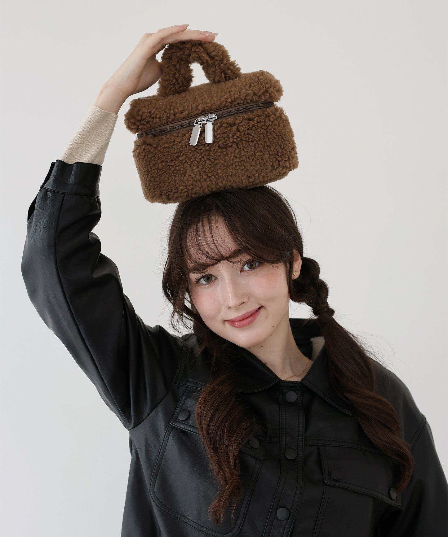 ボアバニティバッグ