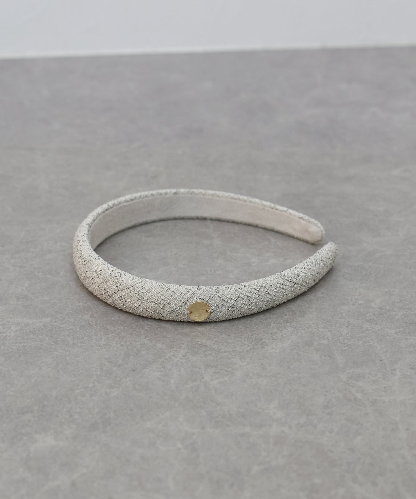 メタルモチーフツイードカチューシャ