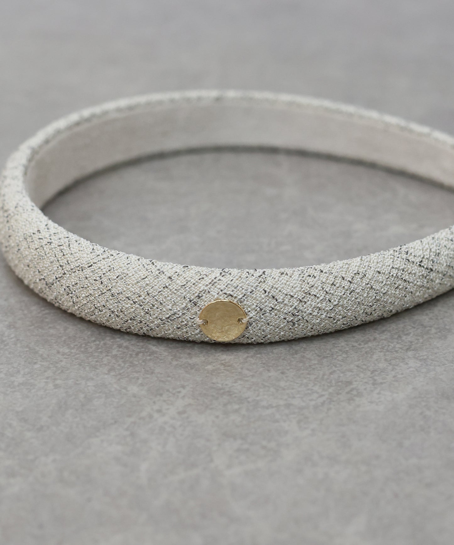 メタルモチーフツイードカチューシャ