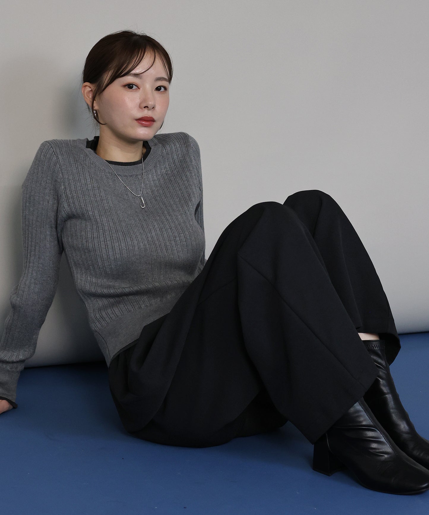 【TIME SALE】タックワイドイージーパンツ[ J by blue ]