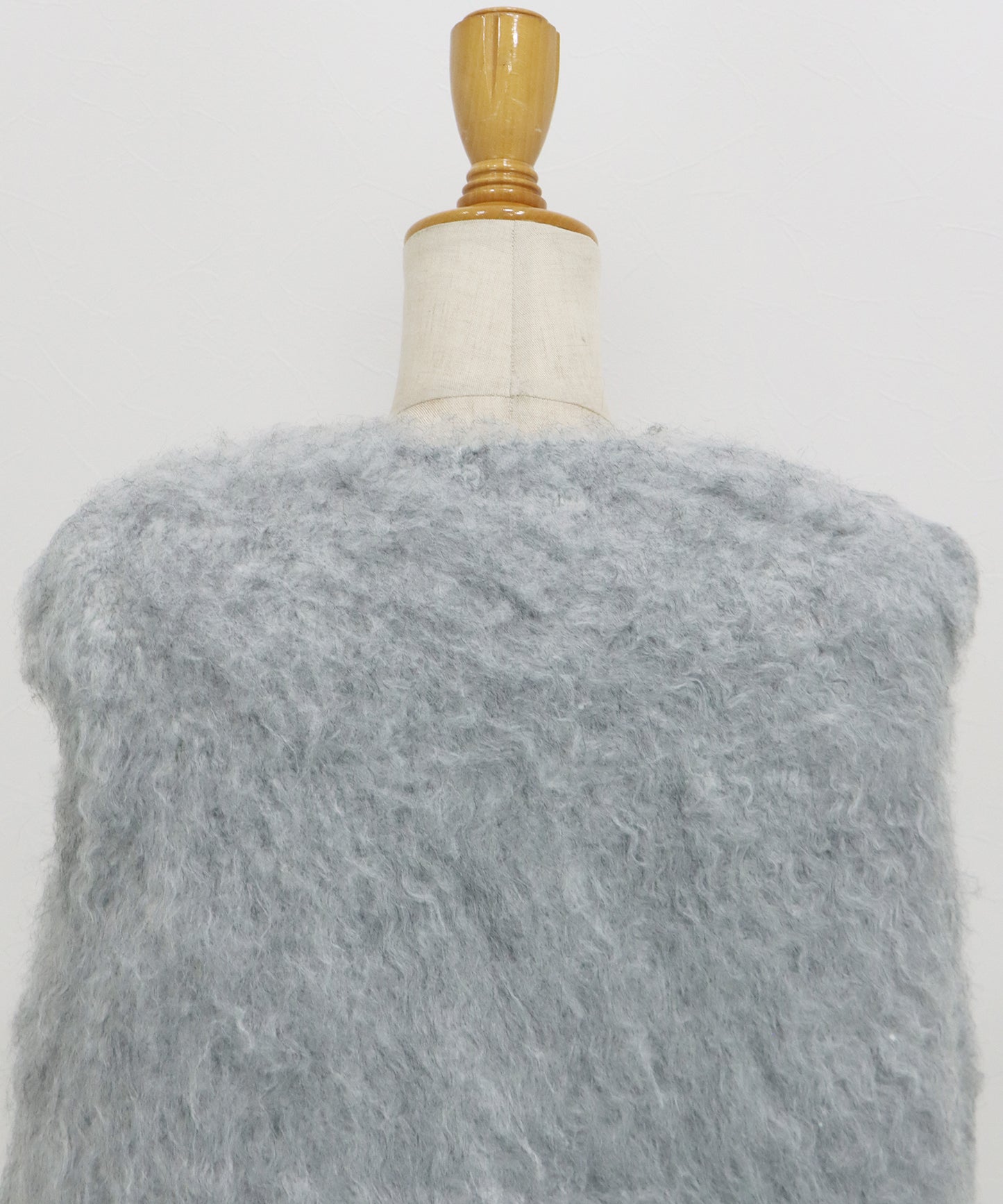 【早割5％OFF】プードルシャギーニットベスト