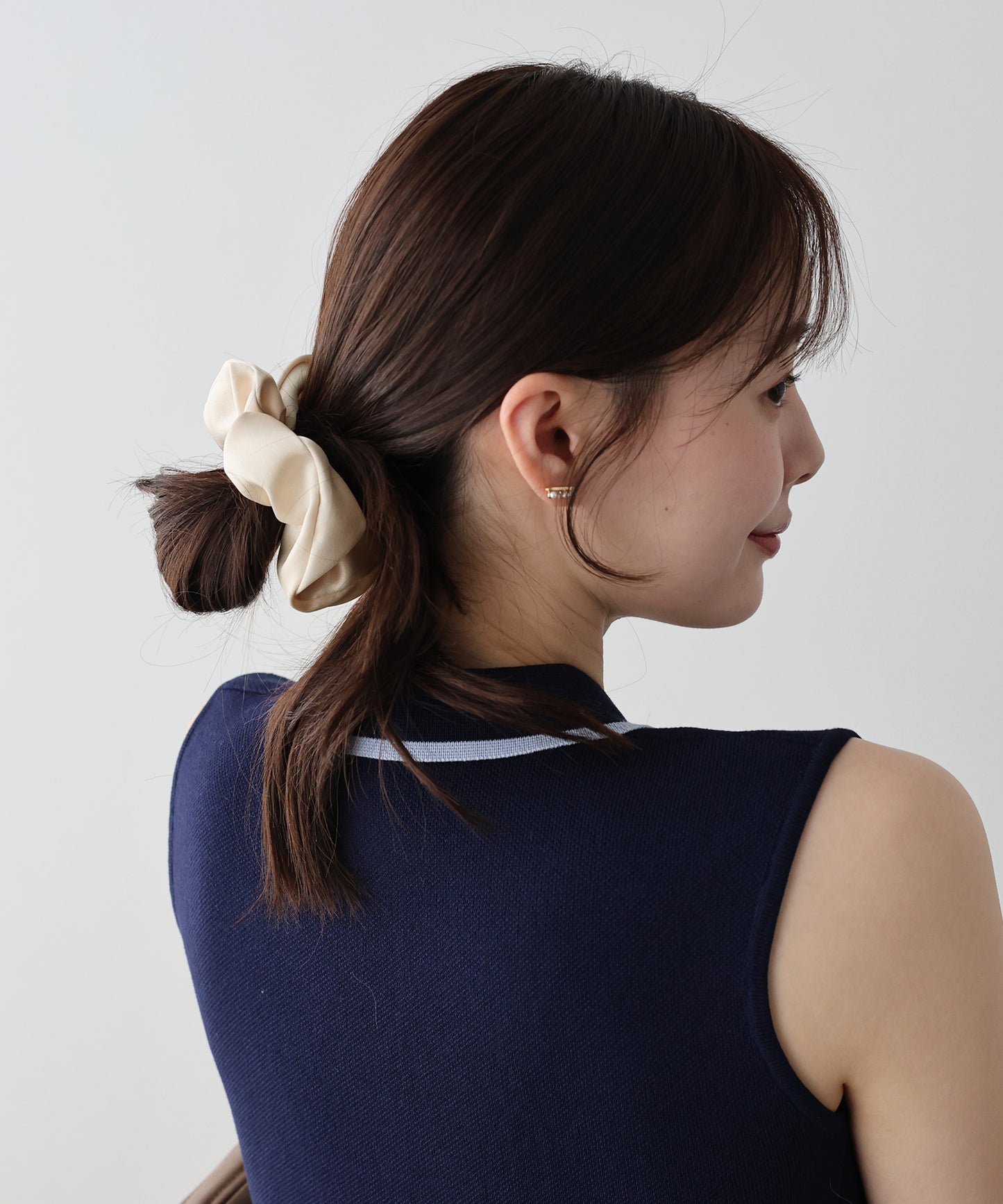 【早割5％OFF】メタルリングサテンシュシュ【ネコポス】