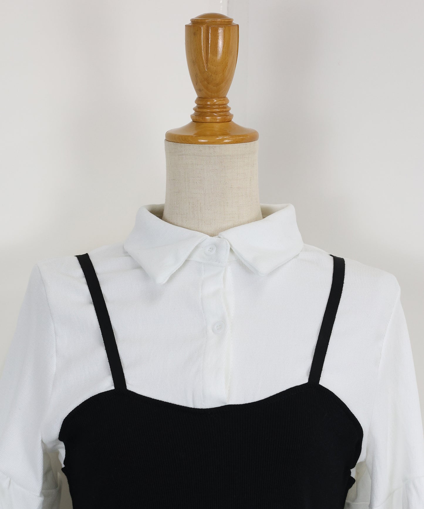 【TIME SALE】ビスチェレイヤードコーデュロイシャツ