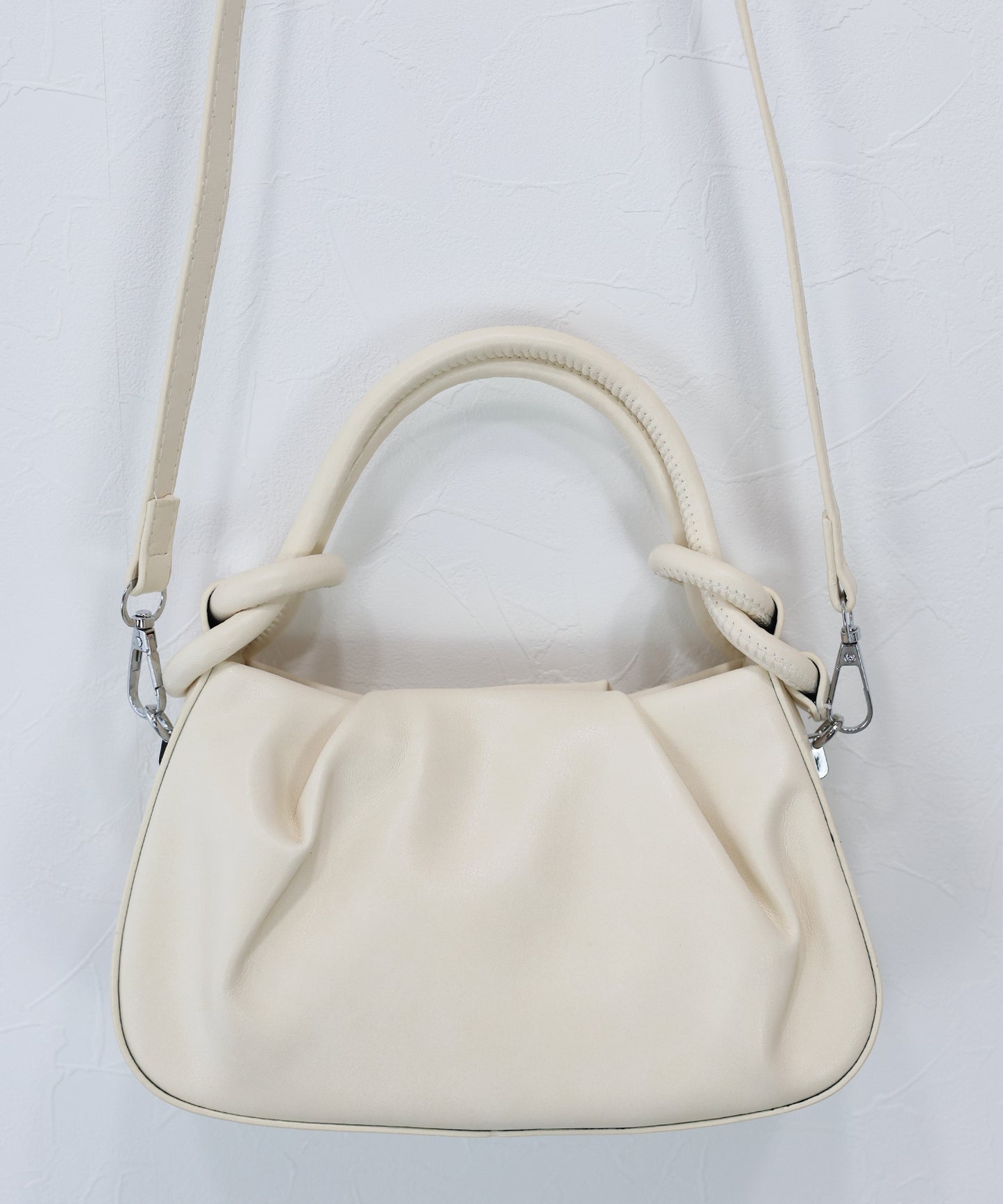 2wayラウンドコンパクトハンドバッグ