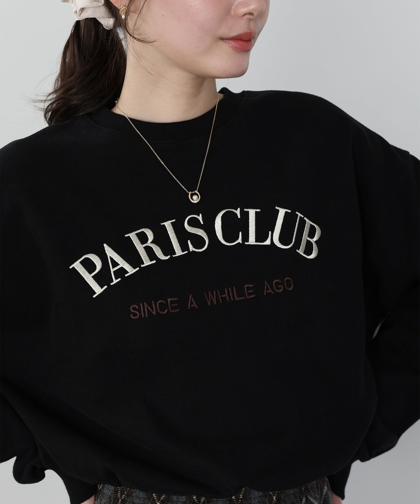 【早割5％OFF】ロゴ刺繍ドロストスウェット