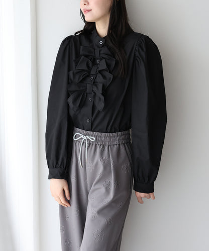 【SALE】トリプルリボンデザインシャツ【ネコポス】