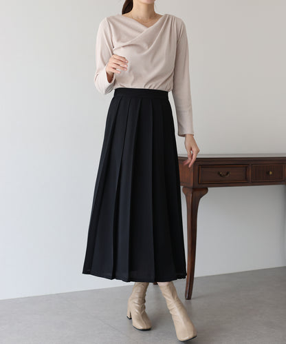 【SALE】ロングプリーツスカート