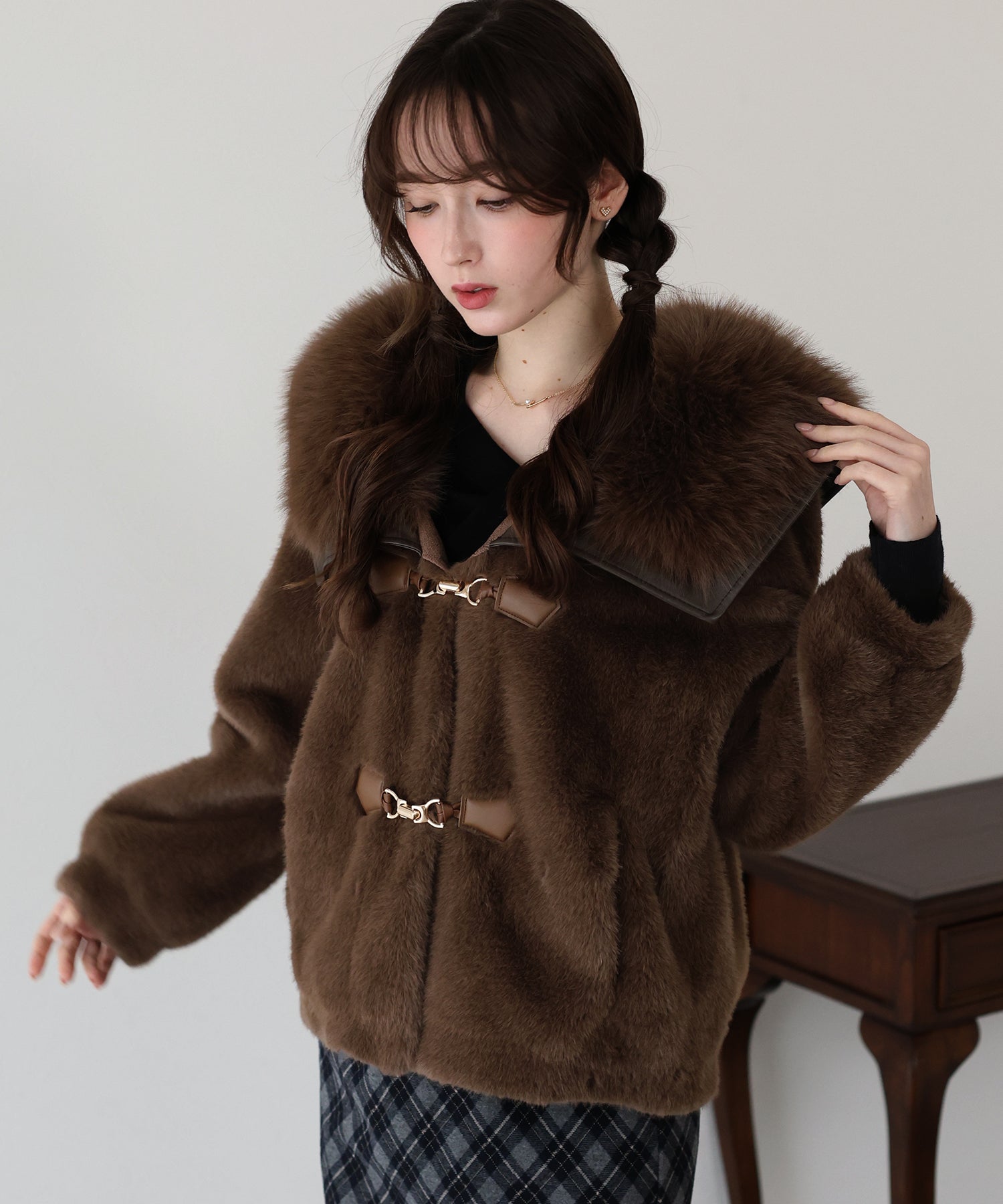 プードルボアショートコート – BLUE ONLINE