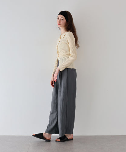 【SALE】ハイウエストタックパンツ[J by blue]