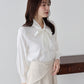レーストリムリボンブラウス【ネコポス】