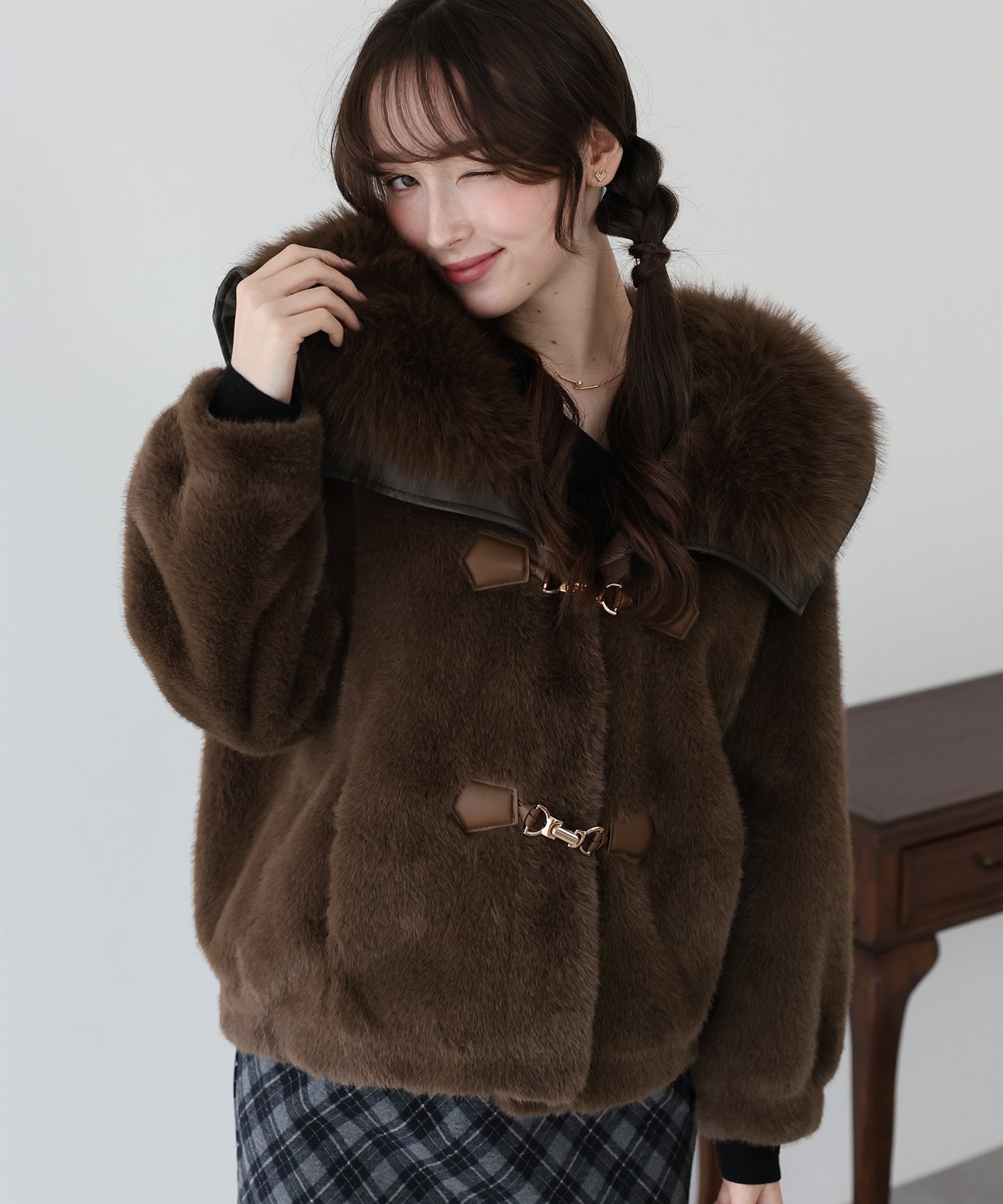 【早割5％OFF】ビッグカラーファーコート