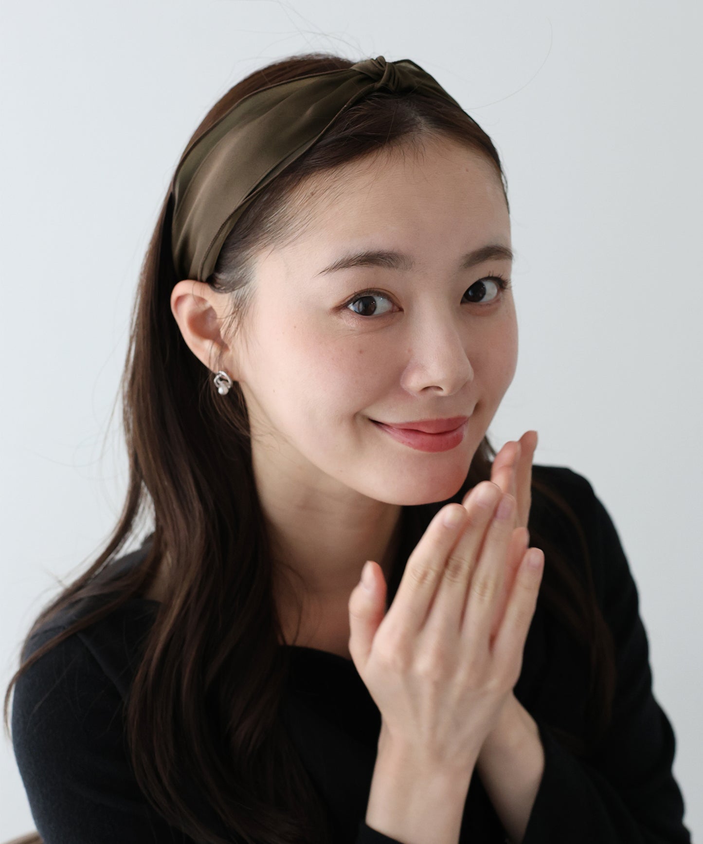 オーガンジーサテンカチューシャ