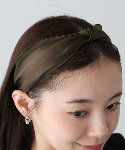 オーガンジーサテンカチューシャ