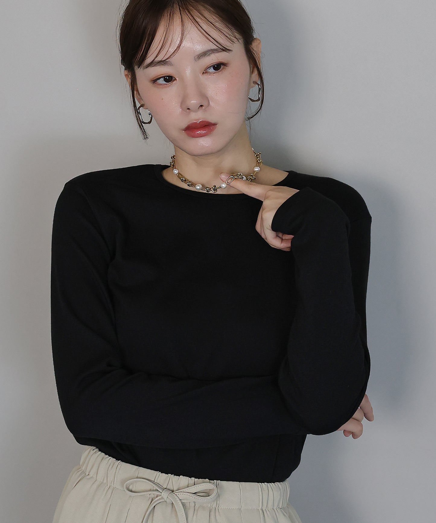 クルーネックTシャツ[ J by blue ]【ネコポス】