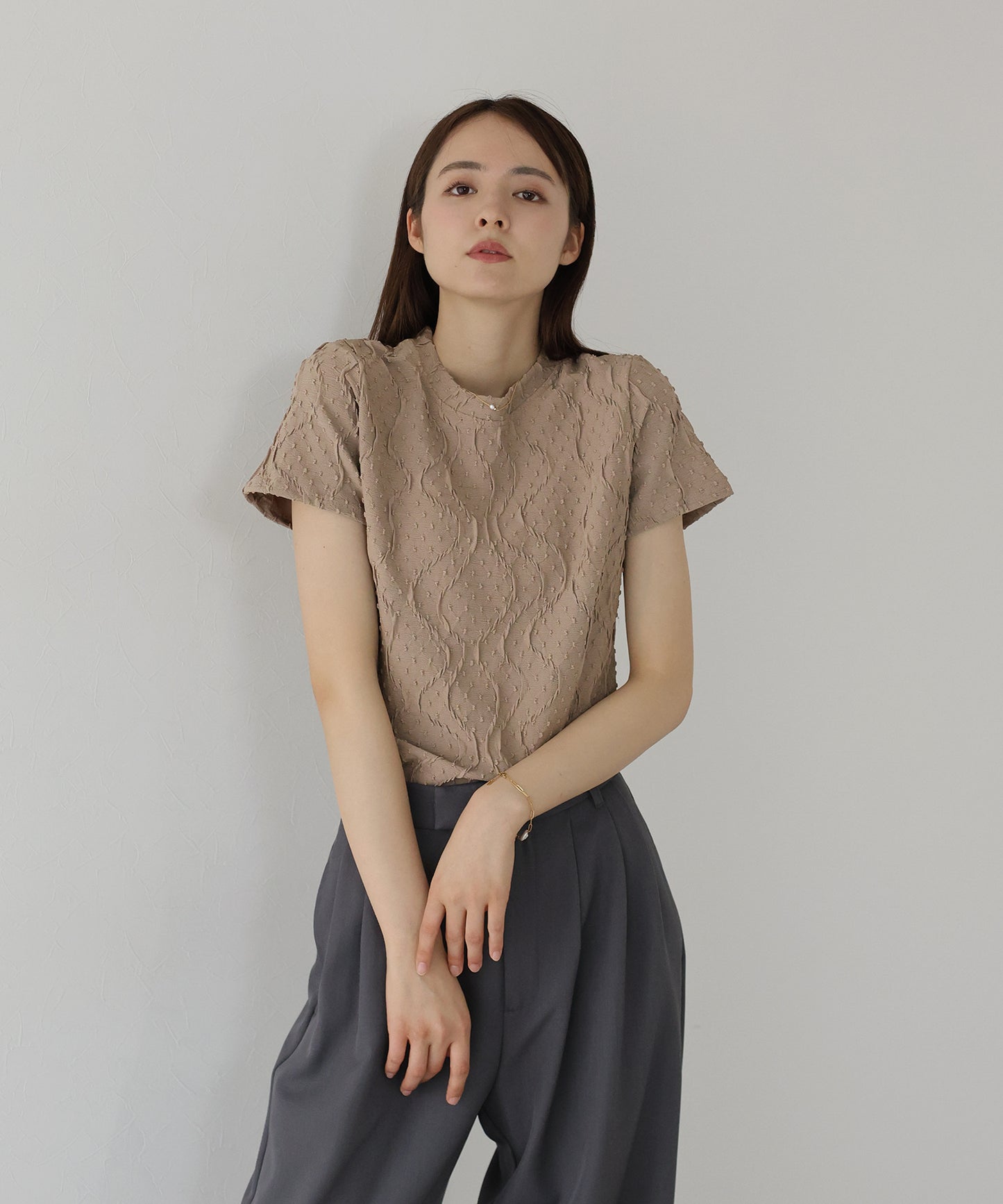【新商品限定5％OFF（火）】ラインフクレジャガードカットソー[J by blue]