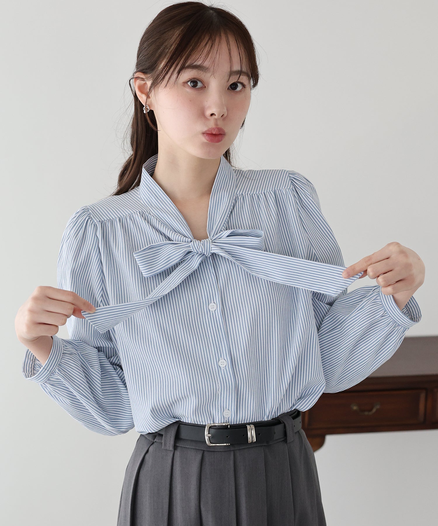 BLOUSE – BLUE ONLINE