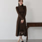 サイドタックニットワンピース