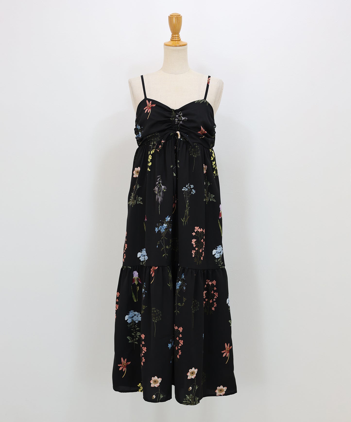 フラワーシャーリングキャミワンピース