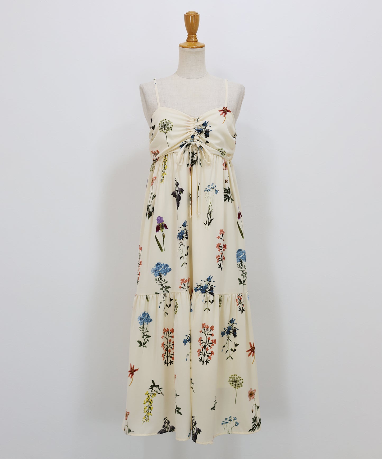 フラワーシャーリングキャミワンピース