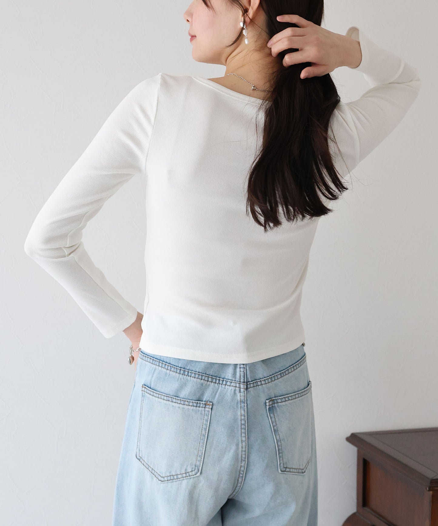 【TIME SALE】ヘンリーネック長袖Tシャツ【ネコポス】