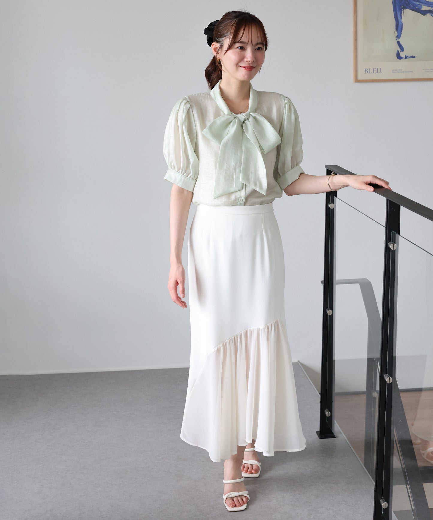 【早割5％OFF】シフォンドッキングスカート