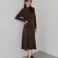 サイドタックニットワンピース