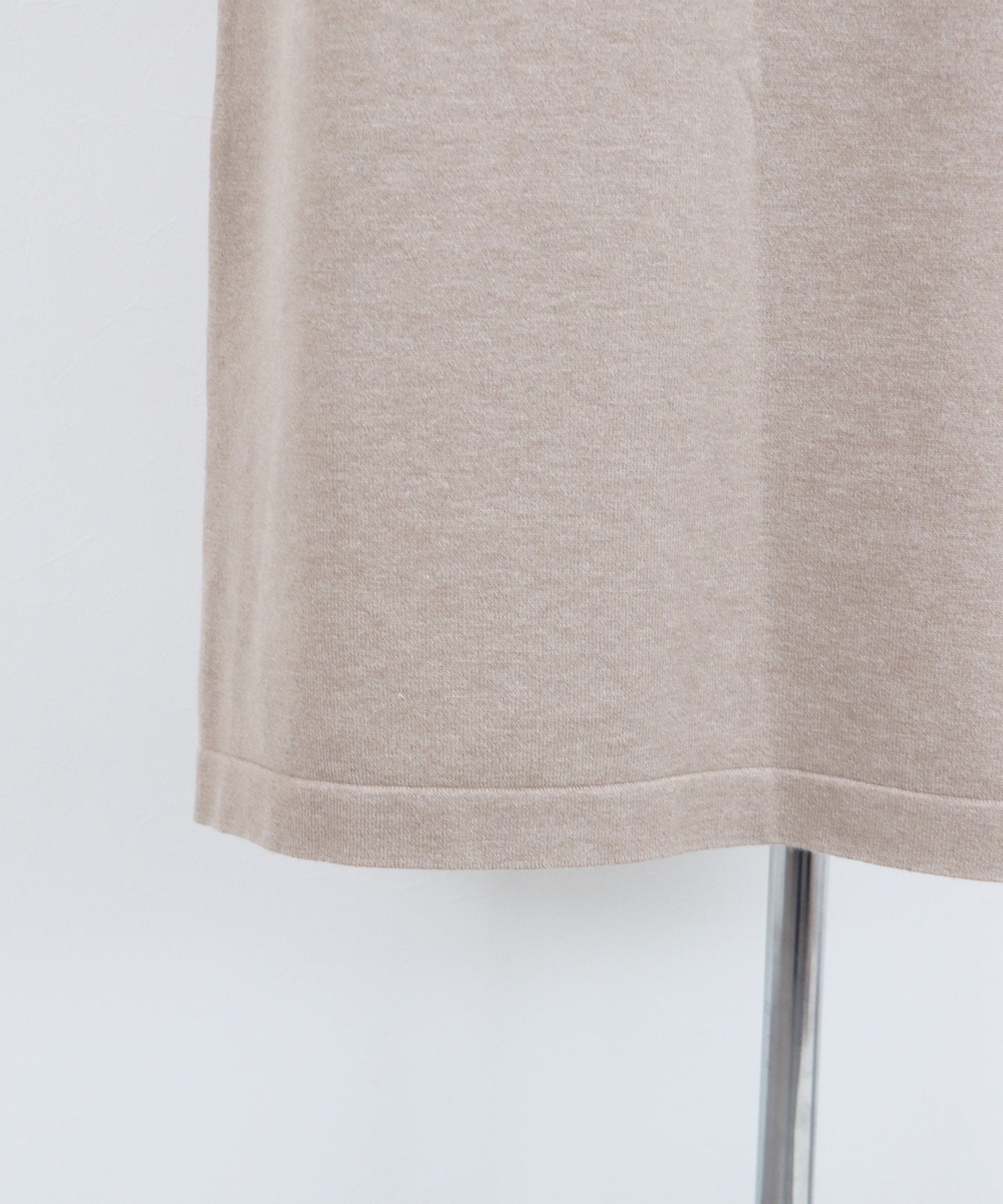 サイドリボンペプラムシャギーベスト＆ニットワンピース セット