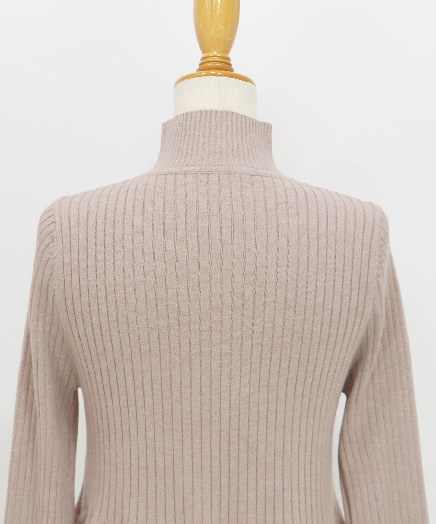 サイドリボンペプラムシャギーベスト＆ニットワンピース セット