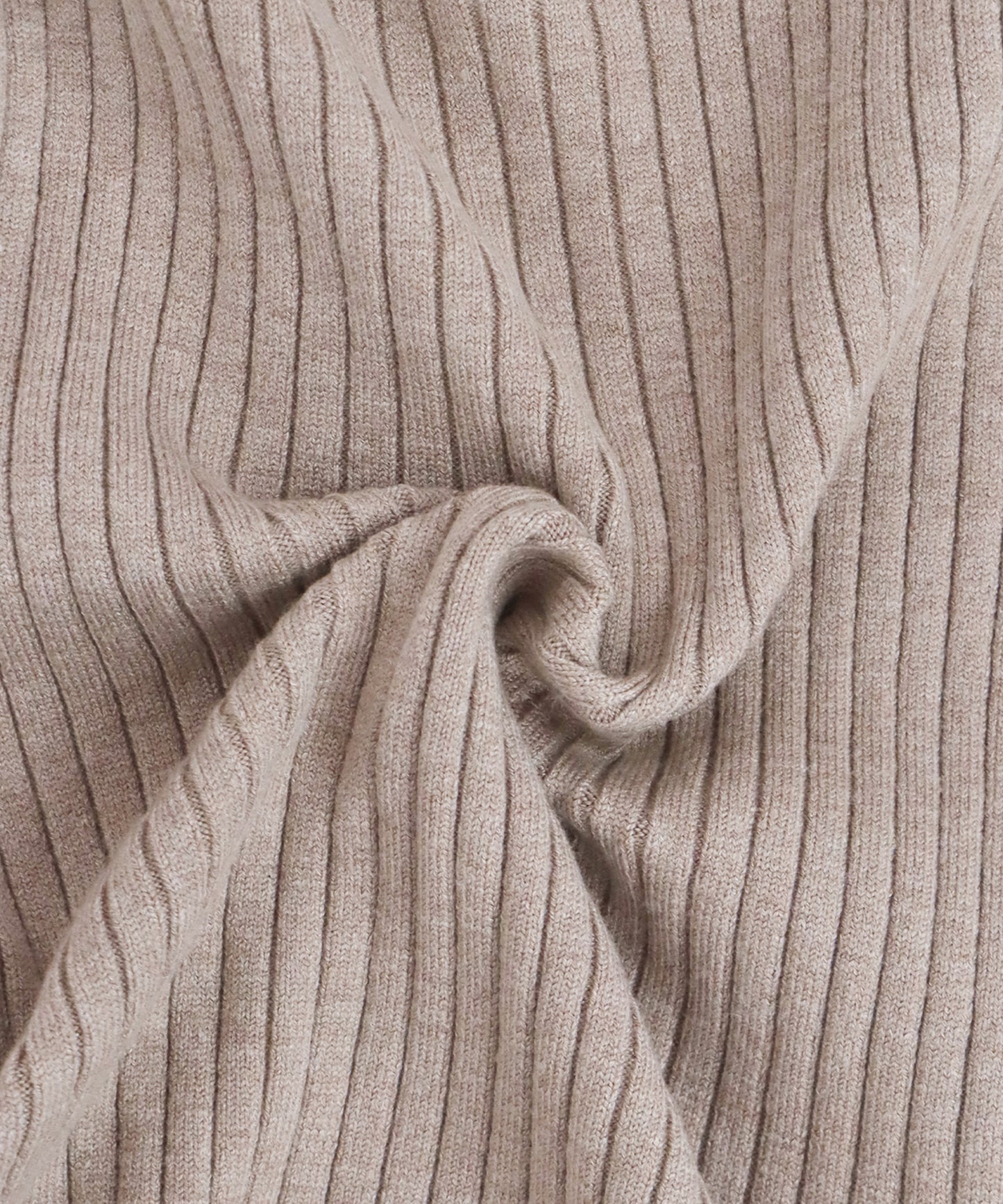 サイドリボンペプラムシャギーベスト＆ニットワンピース セット