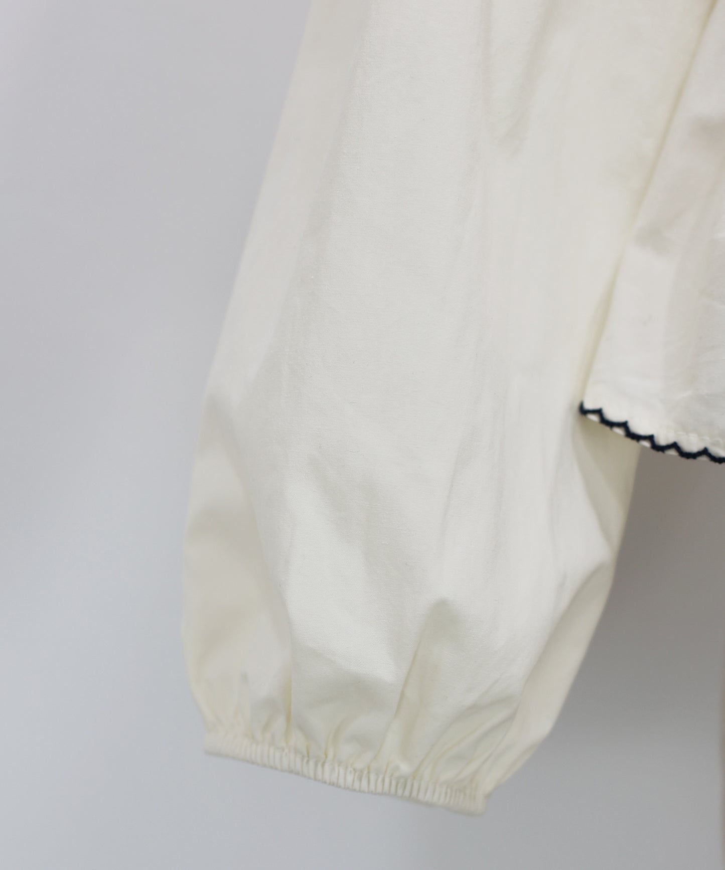 バイカラーリボンペプラムブラウス【ネコポス】