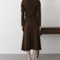 サイドタックニットワンピース
