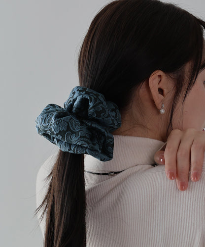 【早割5％OFF】ジャガードサテンシュシュ【ネコポス】