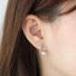 ラインビジューパールピアス【メール便】