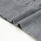 【早割5％OFF】リボン袖ドッキングケーブルニット