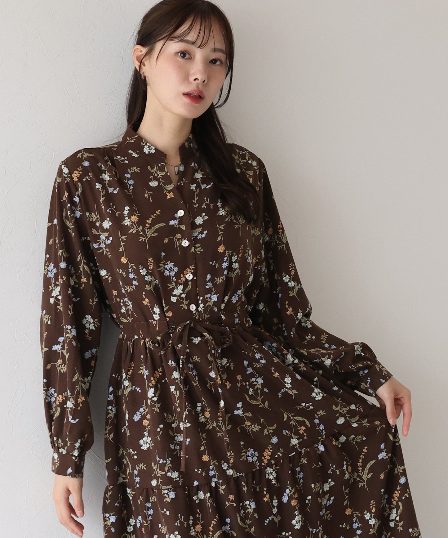 【TIME SALE】ティアードワンピース