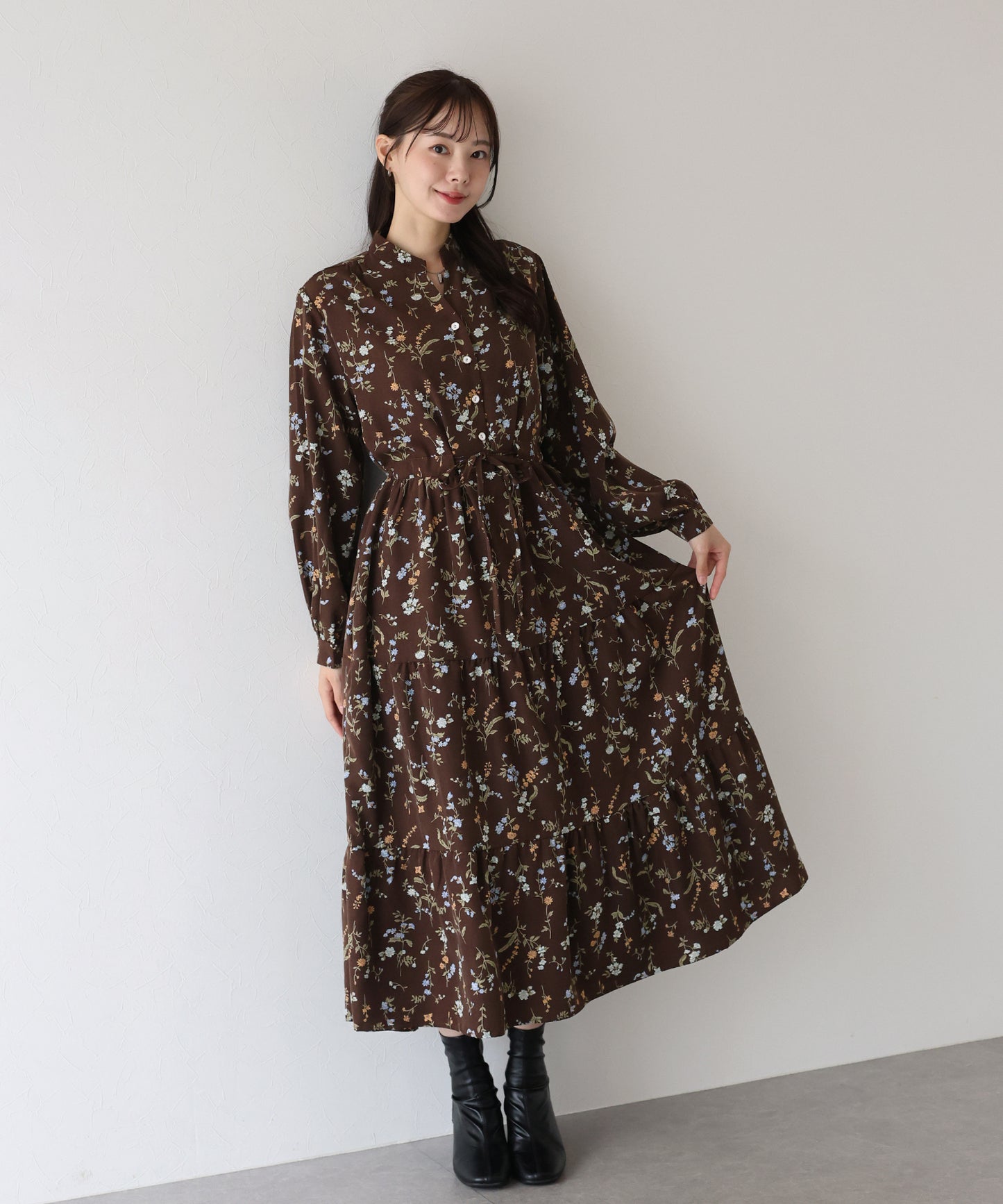 【TIME SALE】ティアードワンピース