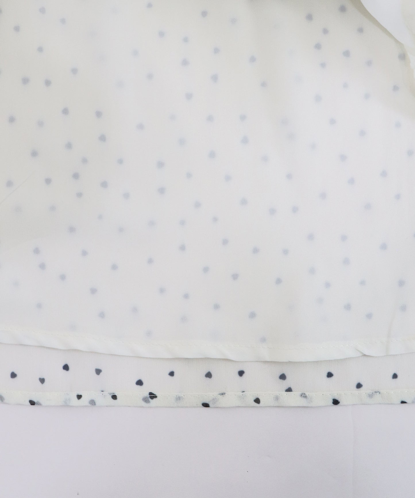 ハートプリントボウタイブラウス【ネコポス】