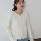 【早割5％OFF】パールボタンラメカーディガン
