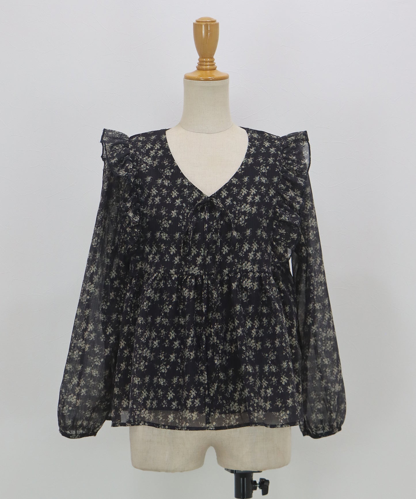 フラワープリントブラウス【ネコポス】