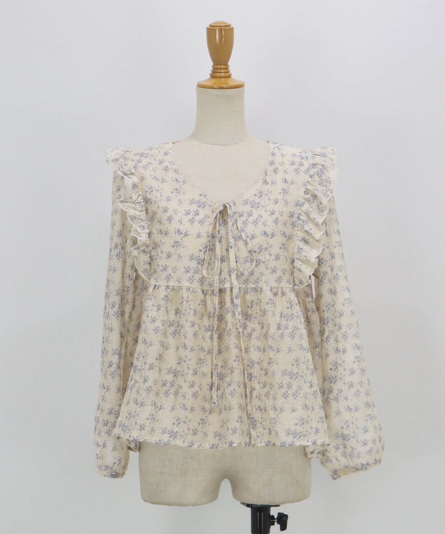 フラワープリントブラウス【ネコポス】