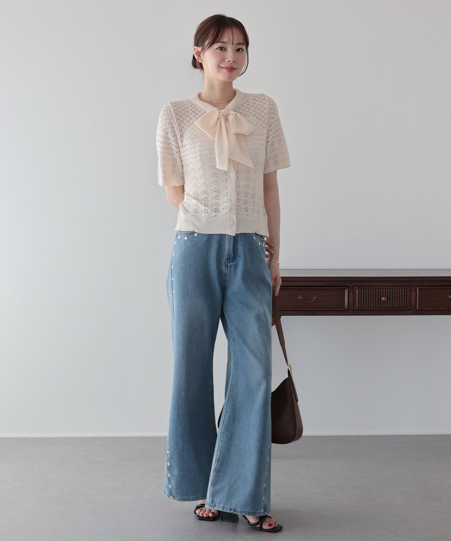 【早割5％OFF】クロシェニットセットアップ