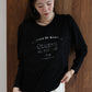 【早割5％OFF】ロングスリーブレースドッキングロゴTシャツ【メール便】