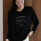ロングスリーブレースドッキングロゴTシャツ【メール便】