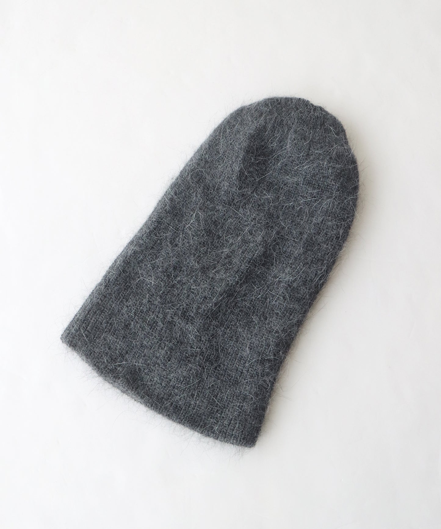 アンゴラニットビーニー 帽子【ネコポス】