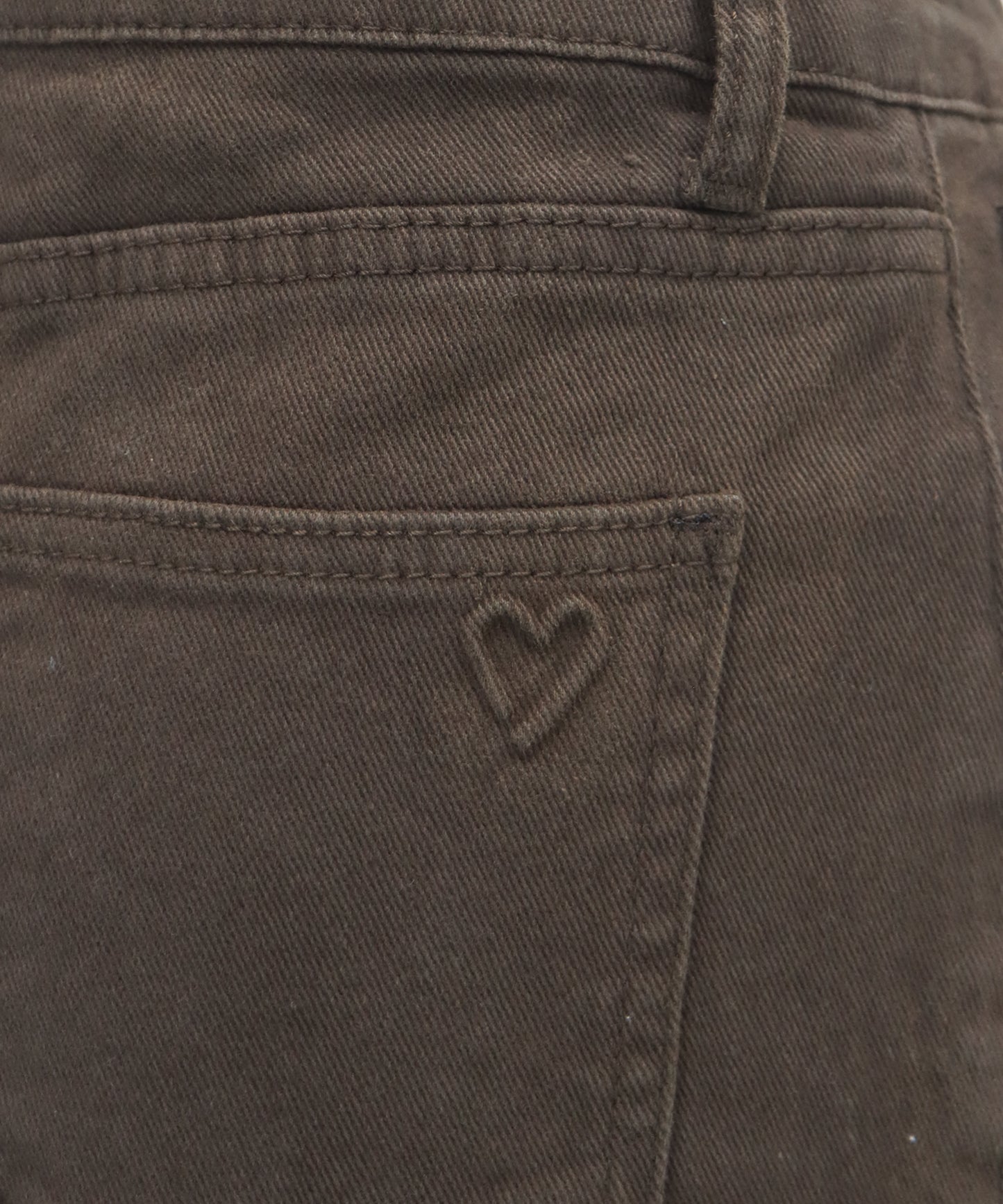 ハートエンボスデニムパンツ