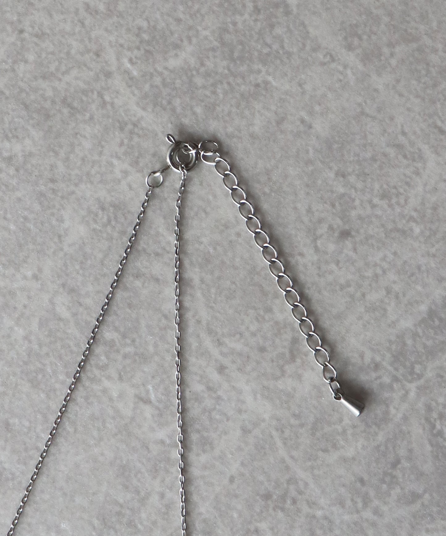 トリプルジルコニアネックレス / サージカルステンレス【ネコポス】