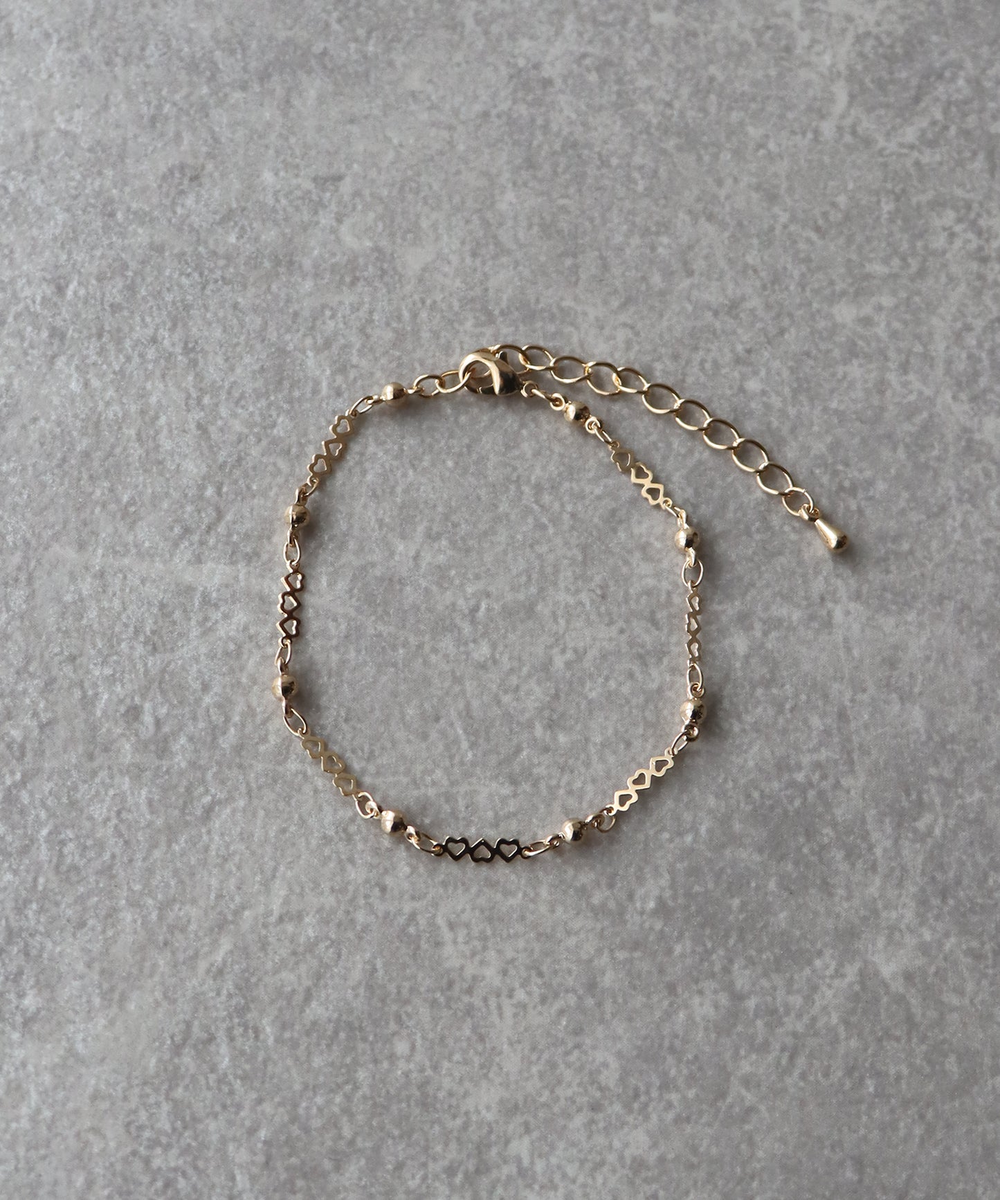 ハートチェーンブレスレット【ネコポス】